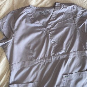 Grey’s Anatomy Gray V Neck Scrub Top